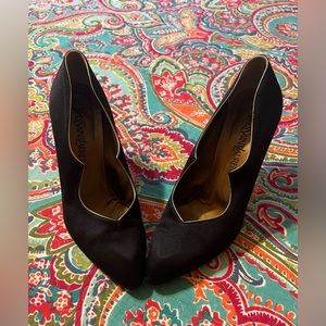 Vintage Yves Saint Laurent Satin Pumps